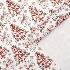 Бумага упаковочная глянцевая "Радости в Новом году", 50*70 см